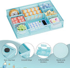 Marbrasse 2 Pack Desk Drawer Organizer, Mesh Drawer Organizer Tray - Image 6