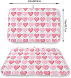 Valentines Day Dish Drying Mats 18x24 Inch Love Pink Heart Drying Mats - Image 2