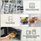 M MCIRCO 30 Pieces Glass Food Storage Containers - Image 4