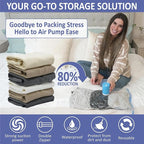 Cozy Essential Travel Vacuum Storage Bags - Image 2
