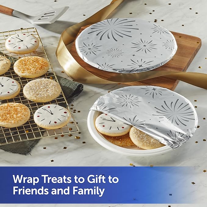 Reynolds Wrap Fun Foil with Festive Firework Pattern, Embossed Aluminum Foil - Image 3