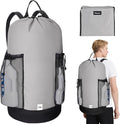 BALEINE 2PK 120L Laundry Bag Backpack, 900D Oxford Fabric Large Travel Laundry by BALEINE