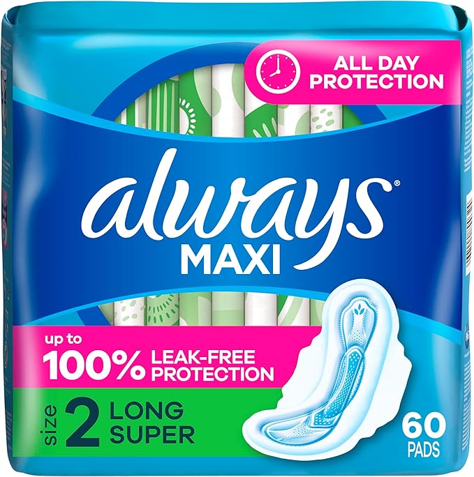 Always Maxi Feminine Pads with Wings by Always