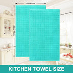 Homaxy Premium Cotton Kitchen Towels 16"x 28", Large Natural Ring Spun 390 GSM - Image 5
