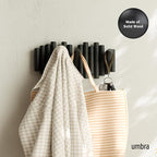 Umbra Picket Wall-Mounted Coat Rack Rail Hook - Image 2