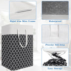 BlissTotes 3-Pack Laundry Basket, Freestanding＆Waterproof Laundry Hamper - Image 4
