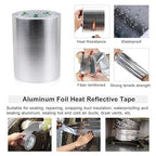BOMEI PACK Adhesive Aluminum Foil Heat Shield Tape 1Pack 7inch x 66ft Barrier - Image 4