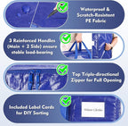 KYODOLED 6 Pack Extra Heavy Duty Blue Moving Bags - Image 3