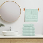 GLAMBURG Ultra Soft 6-Piece Hand Towel Set 16x28-100% Ringspun Cotton - Image 4