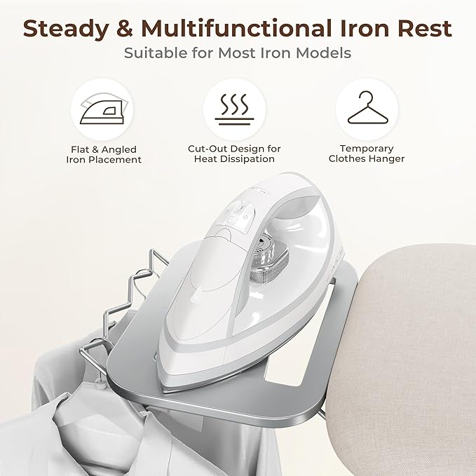 Yaheetech Foldable Ironing Board, Heavy Duty Iron Board - Image 5