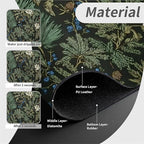Kitchen Sink Splash Guard，Dark green forest Faucet Mat Sink Gadgets-Super - Image 4