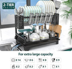 B-Land Dish Drying Rack: 2 Tier Dish Racks - Image 2