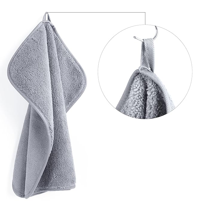 POLYTE Premium Lint Free Microfiber Washcloth Face Towel, 13 x 13 in - Image 5
