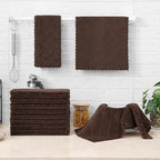 Homaxy 24 Pack Dish Towels for Kitchen, Super Soft and Absorbent Coral Velvet - Image 6