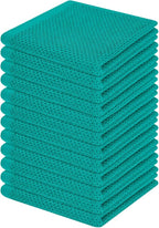 Homaxy 100% Cotton Waffle Weave Kitchen Dish Cloths, Ultra Soft Absorbent Quick by Homaxy