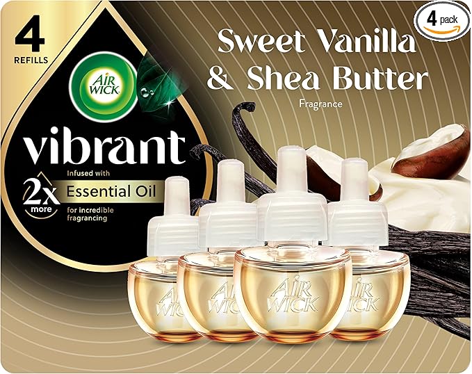 Air Wick Scented Oils 0+4 Refill Sweet Vanilla & Shea Butter by AirWick