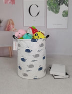 QUEENLALA Large Storage Basket, Laundry Hamper/Bathroom/Home Decor/Collapsible - Image 4