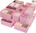 Drawer Clothing Organizer 16-Pack, Fabric Folding Wardrobe Organizer by WRRLORS