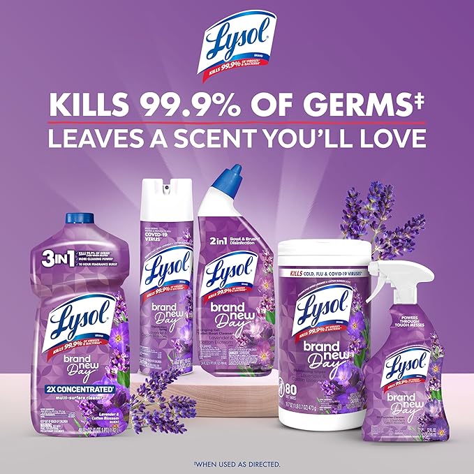 Lysol Disinfectant Wipes, Dorm Room Essentials, Cleaning Supplies - Image 6