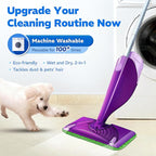 4 Pack Reusable Mop Pads, Compatible - Image 6