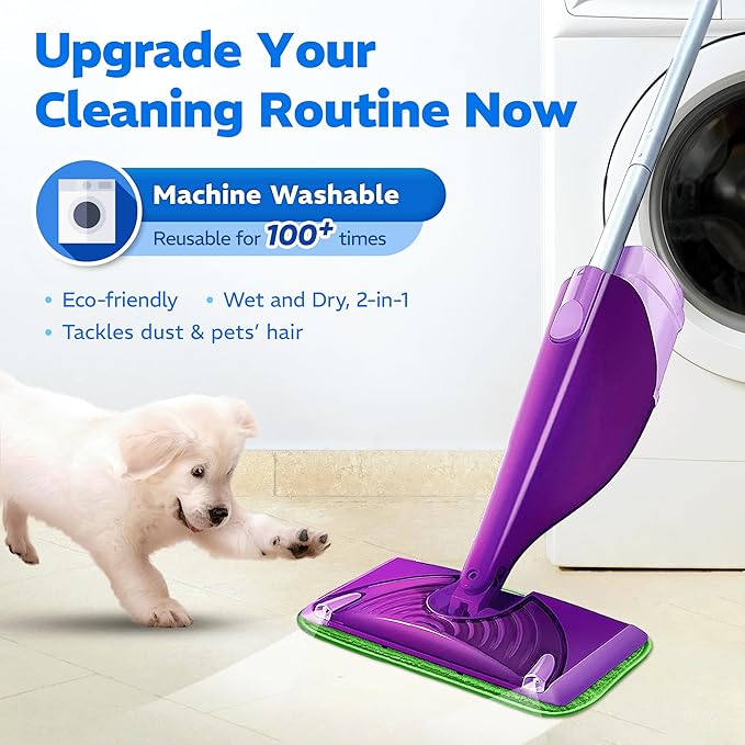 2 Pack Reusable Mop Pads, Compatible - Image 7