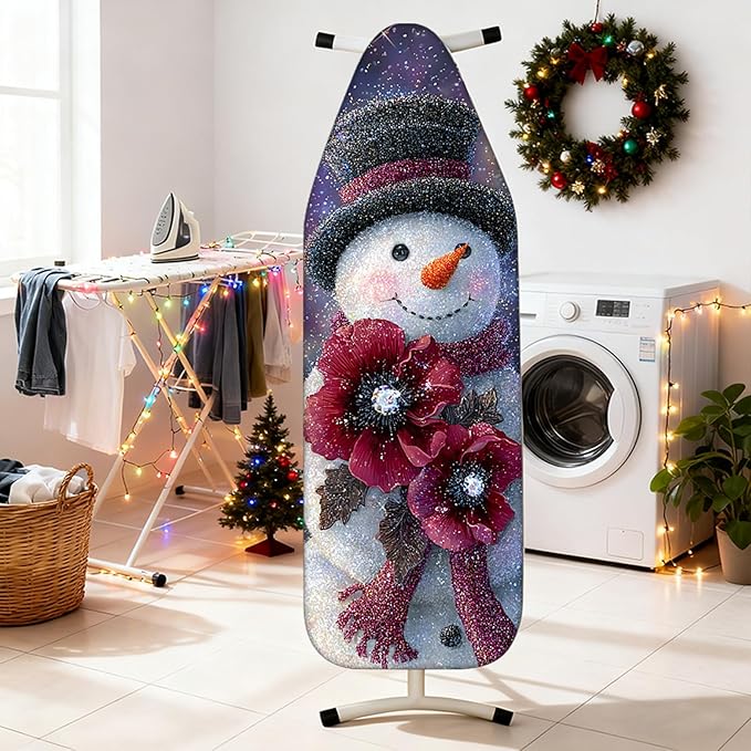 Nuxovilar Ironing Board Cover Winter Snowman - Image 2