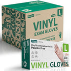 Vinyl Disposable Exam Gloves by Supmedic