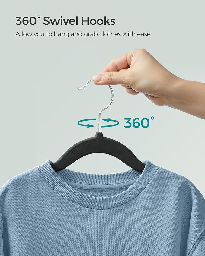 SONGMICS Baby Kids Hangers 50 Pack - Image 7