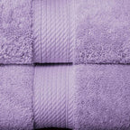 Superior Egyptian Cotton Solid Towel Set, Washcloths 13” x 13”, Hand Towels 20” - Image 5