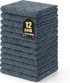 Homaxy 12 Pack Dish Towels for Kitchen, Super Soft and Absorbent Coral Velvet by Homaxy