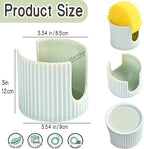Ceramic Sponge Holder for Kitchen Sink, Sink Caddy Organizer, Dish Sponge - Image 2