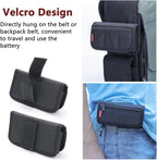 King Ma Small DSLR Camera Battery Bag Pouch Holder Case Camera Batteries Waist - Image 4