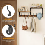 Homeiju 28.7" Coat Rack Wall Mount - Image 4