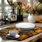 Fall Pumpkin Dish Drying Mat Autumn Maple Leaves Thanksgiving Large Kitchen - Image 6