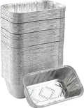 100 Pack 1Lb mini Loaf Pans Heavy Duty Disposable Aluminum Foil Bread Tins by Waytiffer