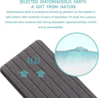 2 PCS Water Absorbent diatomite Coasters, 9.5" x 5.5" Water Absorbing Stone Tray - Image 2