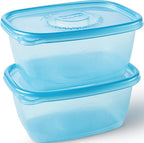 Gladware Freezerware Food Storage Containers, Large Rectangle Holds 64 Ounces - Image 4