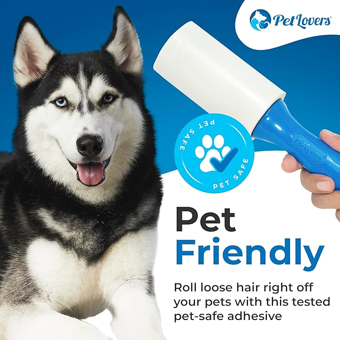 PetLovers Extra Sticky Lint Roller Mega Value Set 600 Sheets - Image 3