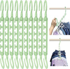 Wonder Hanger Max 10-Pack Space Saving Hangers, Reinforced Hooks Swivels 360° by WONDERHANGER