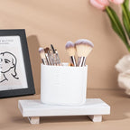Toothbrush Holders Bamboo Electric Toothbrush Holder Bathroom Storage Organizer - Image 6