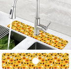 Halloween Pumpkin Bat Ghost Kitchen Sink Splash Guard Mat Absorbent Fast Drying - Image 4