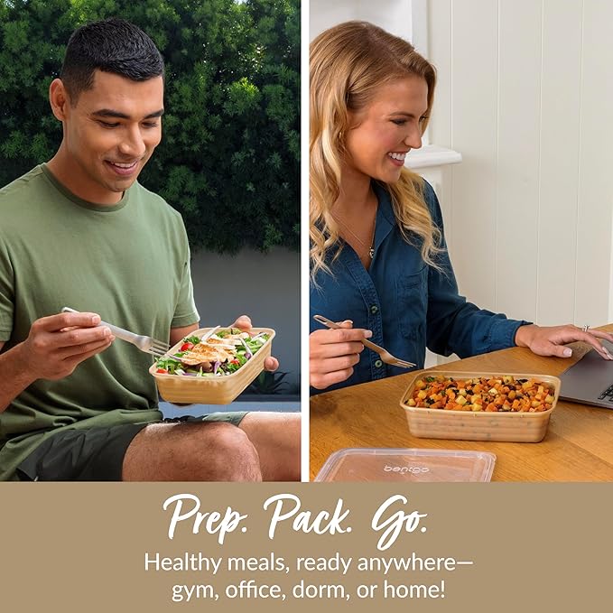 Bentgo Prep - 20-Piece 1-Compartment Reusable Meal Prep Containers - Image 3