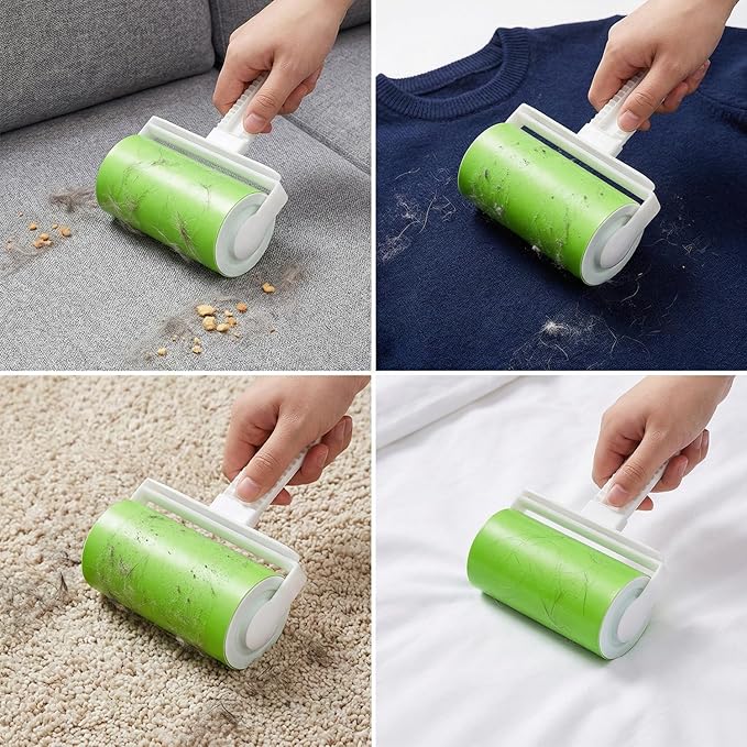 Reusable Washable Lint Roller 5 Pack, Sticky Travel Lint Roller, Portable - Image 2