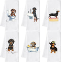 GROBRO7 Funny Dachshund Hand Towel by GROBRO7