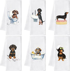 GROBRO7 Funny Dachshund Hand Towel by GROBRO7