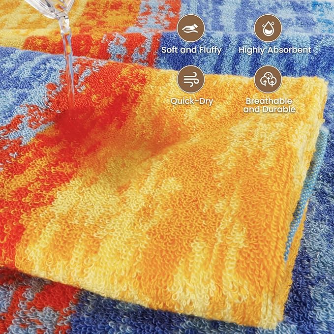 SEMAXE 4-Pack Luxury Bath Towels - Image 5