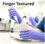 Disposable Nitrile Exam Gloves, Case of 1000, Violet Nitrile Gloves Disposable - Image 2