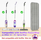 6 Pack Reusable Mop Pads Compatible - Image 2