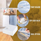 TAILI 4 Pack Vacuum Storage Bags, Jumbo Vacuum Seal Bags - Image 5
