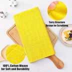 Homaxy 100% Cotton Terry Kitchen Dish Cloths, Ultra Soft and Absorbent Dish - Image 2